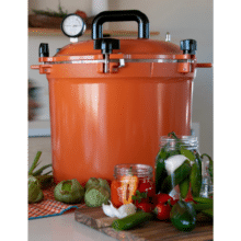 All American 21 Qt Pressure Canner in Color Saffron (Model 921)