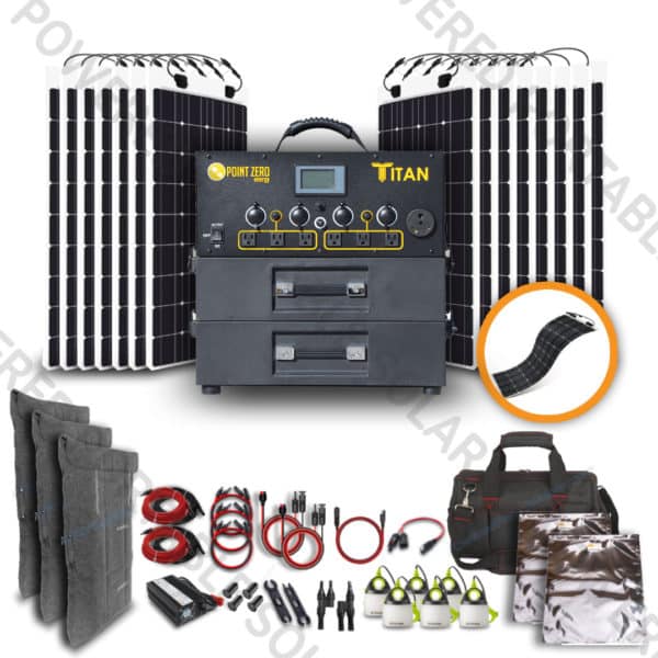 Titan Solar Generator 1,500W Solar Kit for RVs Practical Preppers