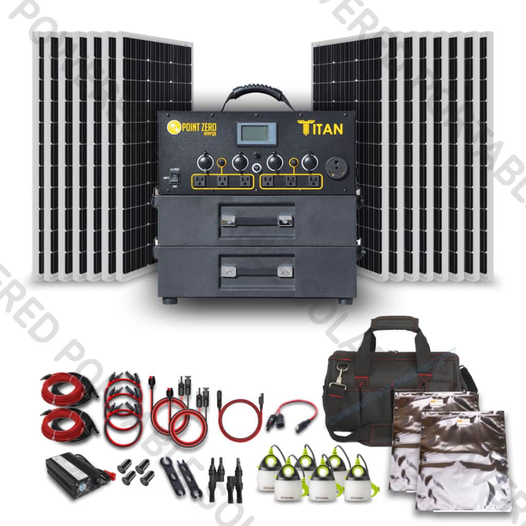 Titan Solar Generator 1,000W Solar Kit for RVs Practical Preppers