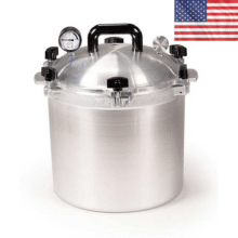 Stovetop Autoclave Sterilizer (17.6 Qt Inner Container Capacity)