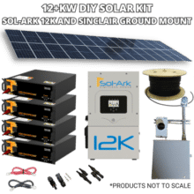 12+ kW DIY Solar Kit | Sol-Ark 12k and Sinclair Ground Mount