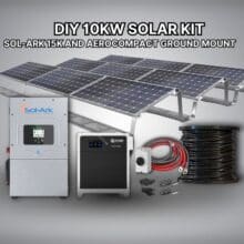 10kW DIY Solar Kit – Sol-Ark 15K +Aerocompact Ground Mount
